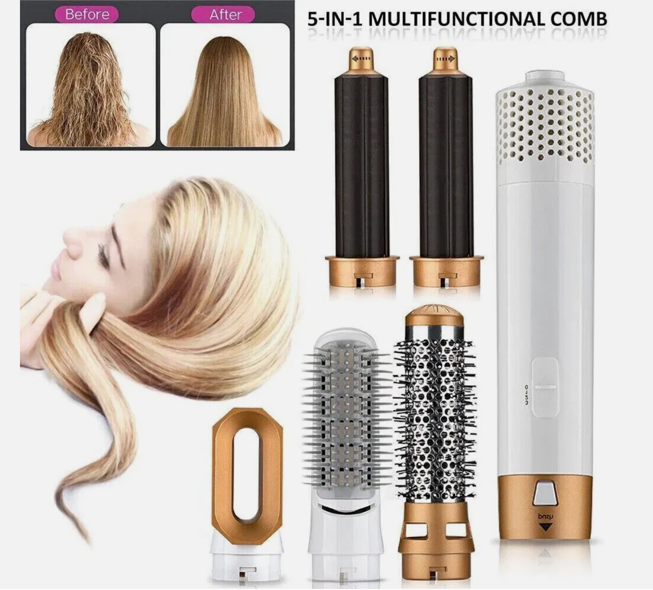 5-in-1 Hair Brush - Souqis