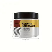 3pcs Keratin Hair Mask Treatment, Unisex-Adult Deep Conditioning Care